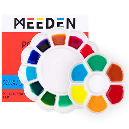 Meeden Palette en porcelaine - fleur
