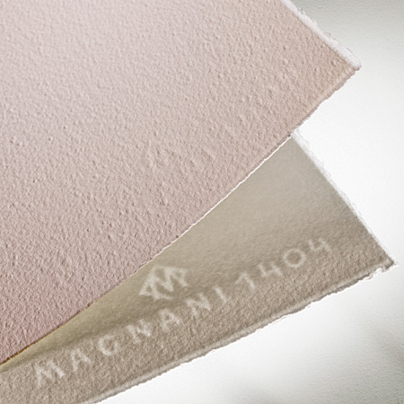Magnani Toscana - papier aquarelle 100% coton - feuille 56x76cm - grain torchon