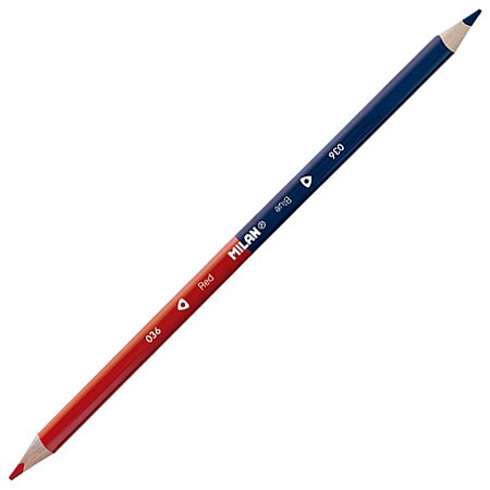 Milan Bicolour pencil - red/blue