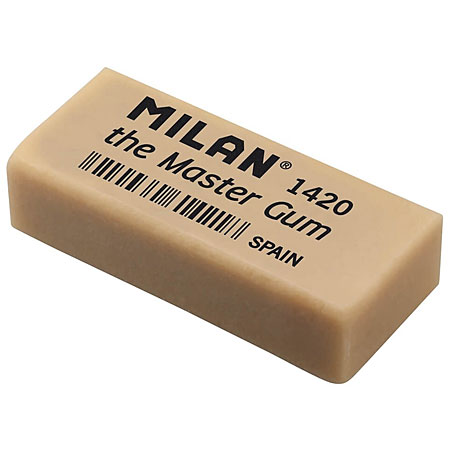 Milan 1420 The Master Gum - synthetic rubber eraser - 5,5x2,3x1,3cm