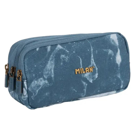 Milan Lava - polyester pennenzak - 3 vakken - 22X11X6.5cm