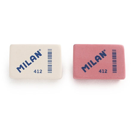 Milan 412 - synthetic rubber eraser - 5,2x3,5x1,3cm