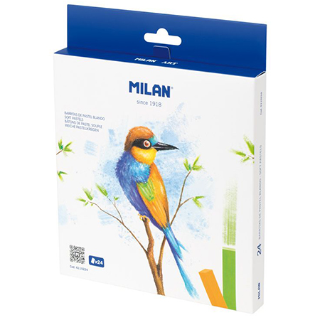 Milan Boîte en carton - assortiment de pastels tendres