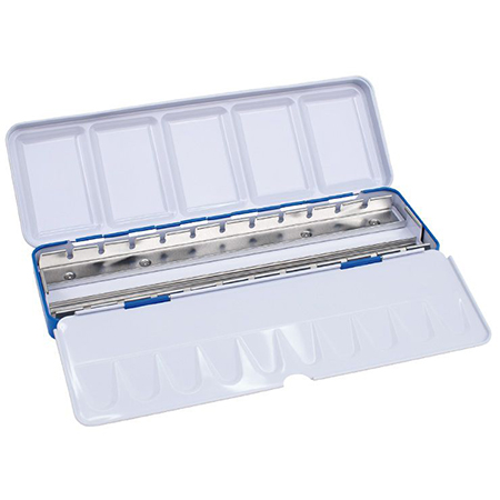 Milan Boîte vide pour aquarelle - métal laqué