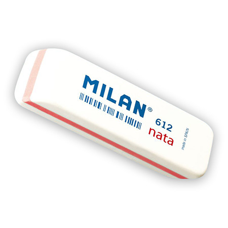 Milan Nata 612 - plastic eraser - 7,8x2,3x1,2cm