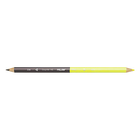 Milan Bicolour pencil fluo yellow/graphite (HB)