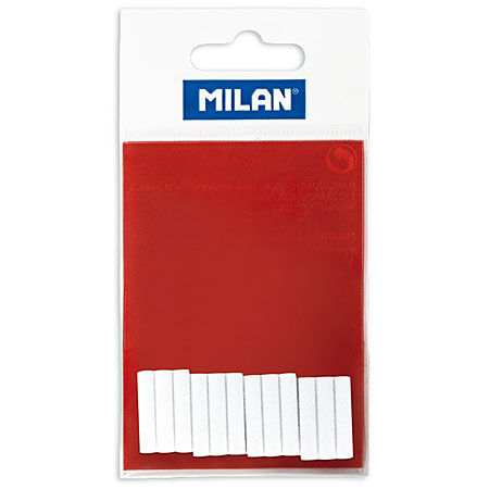 Milan Pack of 12 spare erasers for electric eraser