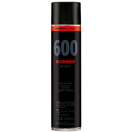 Molotow Burner 600 - synthetische verf - mat - spuitbus 600ml - zwart