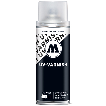Molotow UV-varnish - vernis acrylique - avec filtre UV - aérosol 400ml - mat
