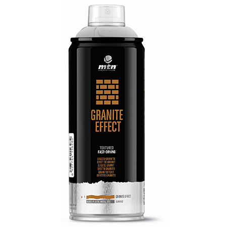 Montana MTN PRO Granite Effect - verf met granieteffect - spuitbus 400ml - zwart