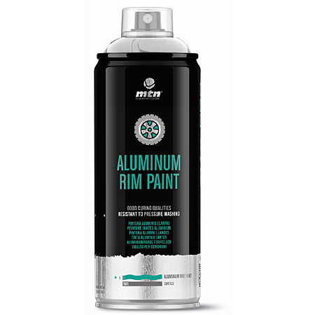 Montana MTN PRO Aluminium Rim Paint - aluminium verf voor velgen - spuitbus 400ml