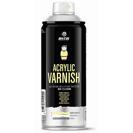 Montana MTN PRO Acrylic Varnish - vernis acrylique - aérosol 400ml - satiné