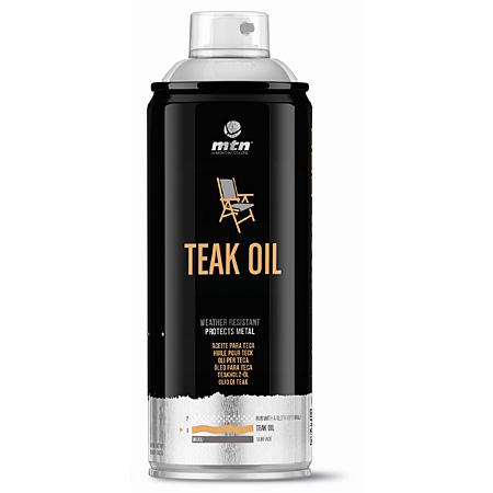 Montana MTN PRO Teak Oil - olie voor Tek - spuitbus 400ml