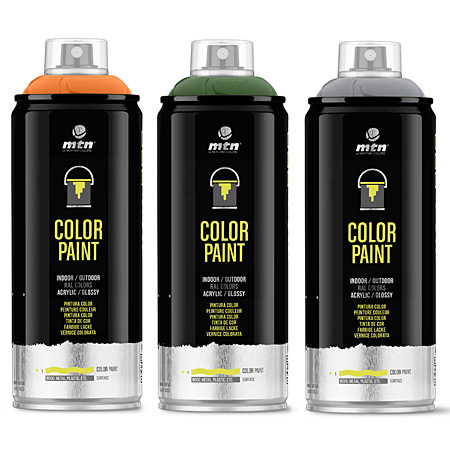 Montana MTN PRO Color Paint - peinture synthétique - brillante - aérosol 400ml - couleurs RAL