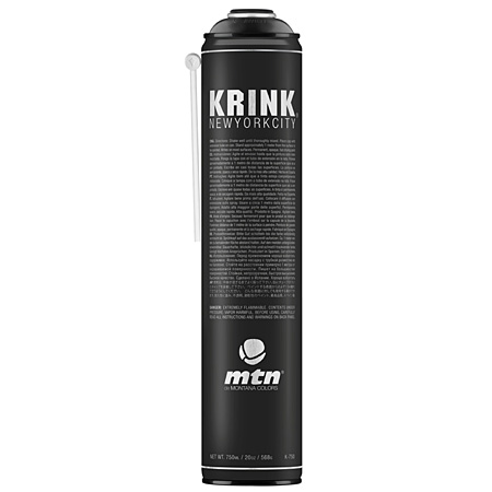 Montana MTN Krink - synthetic paint - matt - 750ml spray can - black