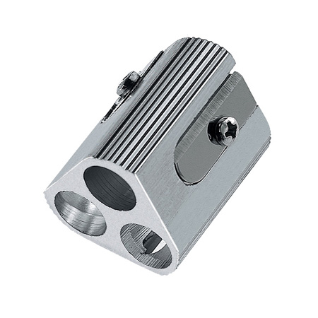 M+R Tricon - triple metal pencil sharpener - diameter 8.2 mm