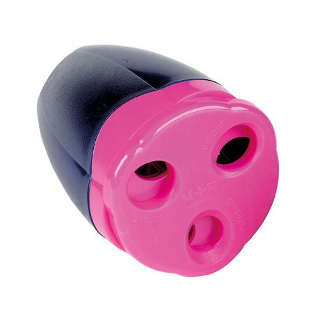 M+R Spaceship - triple pencil sharpener - random colours
