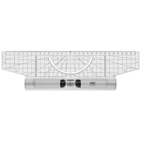 M+R Règle à rouleau en plexiglas - 30cm