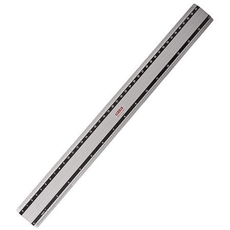 M+R Aluminium ruler - 40cm