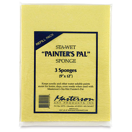 Masterson Sta-Wet Painter's Pal - éponge de rechange pour palette - 23x30cm