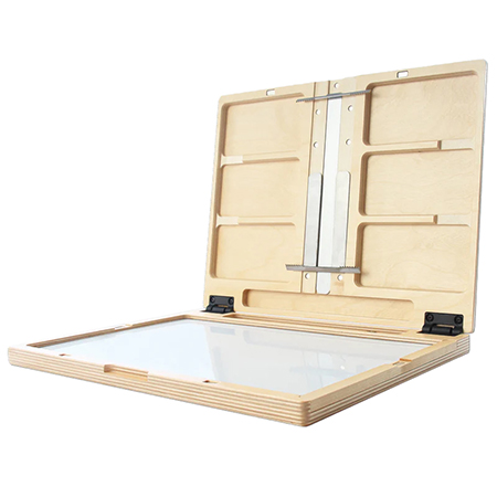 New Wave U.GO Plein Air Anywhere Pochade Box - wooden portable box easel