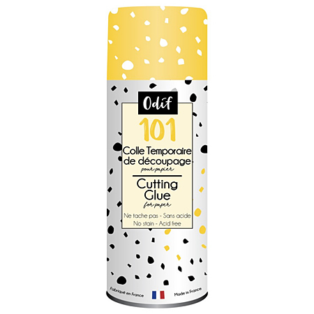 Odif 101 - decoupage glue - non permanent - for paper - 250ml spray can