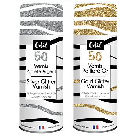 Odif 50 - glitter varnish - 125ml spray can