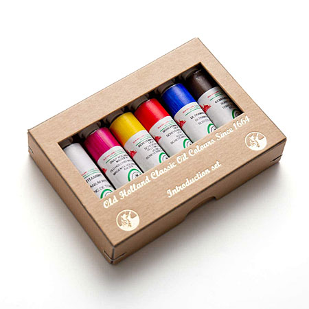 Old Holland Classic Oil Introduction Set - extra-fine oil colours - 6 assorted 18ml tubes