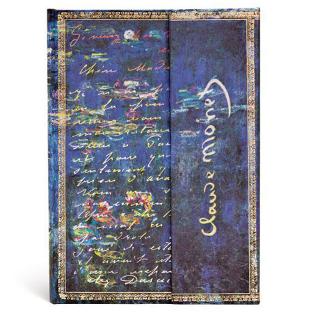 Paperblanks Manuscrits Estampés Monet - carnet d'écriture - couverture rigide cousue à rabats