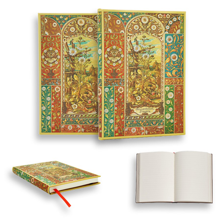 Paperblanks Fruits Viennois - carnet d'écriture - couverture rigide cousue - 144 pages - 120g/m² - 12x18cm - uni