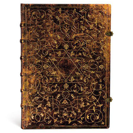 Paperblanks Grolier Ornamentali - carnet d'écriture - couverture rigide cousue à fermoir