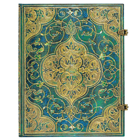 Paperblanks Chroniques Turquoises - carnet d'écriture - couverture rigide cousue