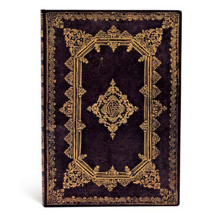 Paperblanks Nova Stella Nox - schrijfboek - stevige genaaid omslag - elastische sluiting - 240 bladzijden - 21x30cm - 120g/m² - effen