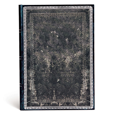 Paperblanks Acier nuit - répertoire - fermeture élastique - 144 pages - 13x18cm - 120g/m²