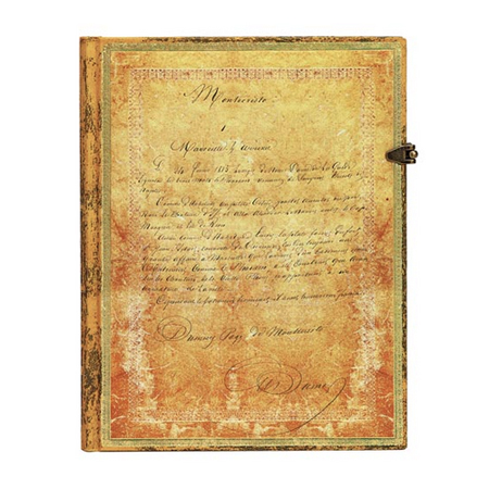 Paperblanks Editions Spéciales 150e Anniversaire Dumas - carnet d'écriture - fermoir - 144 pages - 18x23cm - 120g/m² - ligné