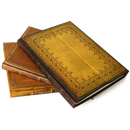 Paperblanks Old Leather - schrijfboek - verstevigde omslag oud leder imitatie - 144 bladzijden - 18x23cm - effen