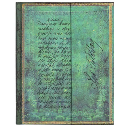 Paperblanks Collection Les Manuscrits Estampés Tolstoy - carnet d'écriture - couverture rigide à rabats