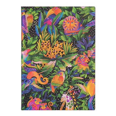 Paperblanks Laurel Burch Jungle Song - carnet d'écriture - couverture souple cousue