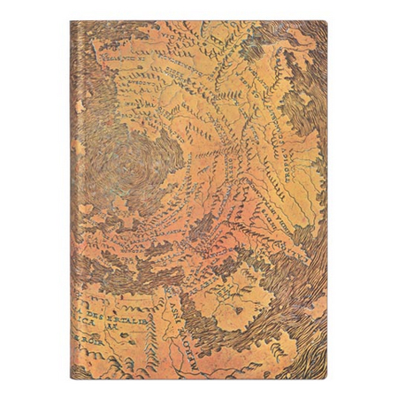 Paperblanks Globe de Hunt-Lenox - schrijfboek - soupele genaaid omslag