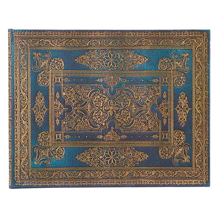 Paperblanks Blauwe luxe - gastenboek - 144 bladzijden - 22.5x18cm - 120g/m² - effen