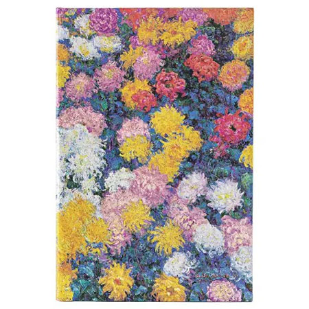 Paperblanks Chrysanthèmes de Monet - carnet d'écriture - couverture rigide cousue