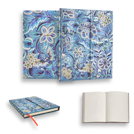 Paperblanks Saule Bleu - carnet d'écriture - couverture rigide cousue