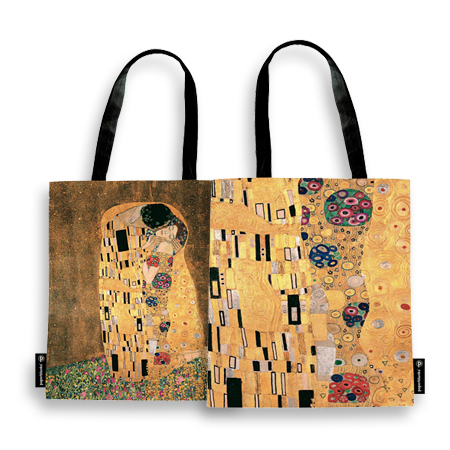 Paperblanks Klimt "The Kiss" - canvas tas - 38x38x9cm