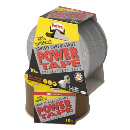 Pattex Power Tape - Ruban adhésif surpuissant - résistant à l'eau - 50mmx10m