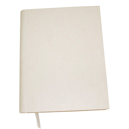Prat Cérémonie - gastenboek - stevige omslag olifanthuid-papier - 200 creme bladzijden - 15x21cm - creme
