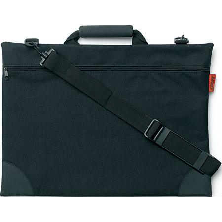 Prat SF2E - kraftfolio holder - nylon cover - with shoulder strap - black