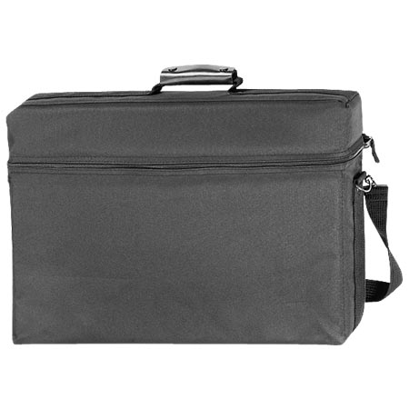 Prat Voyager-bag - draagtas in versterkt linnen - met draagband - zwart