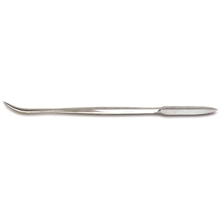 Peacock Steel scraper-burnisher - curved - metal handle - 20.5cm