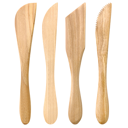 Peacock Wooden modelling tool - 20cm