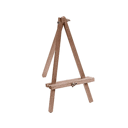 Peacock Small wooden easel